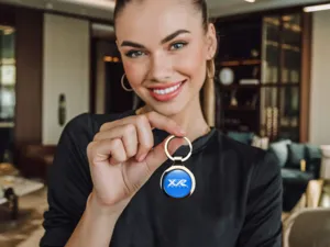 XXR Porte-clés Sur Mesure Logo Métal Premium